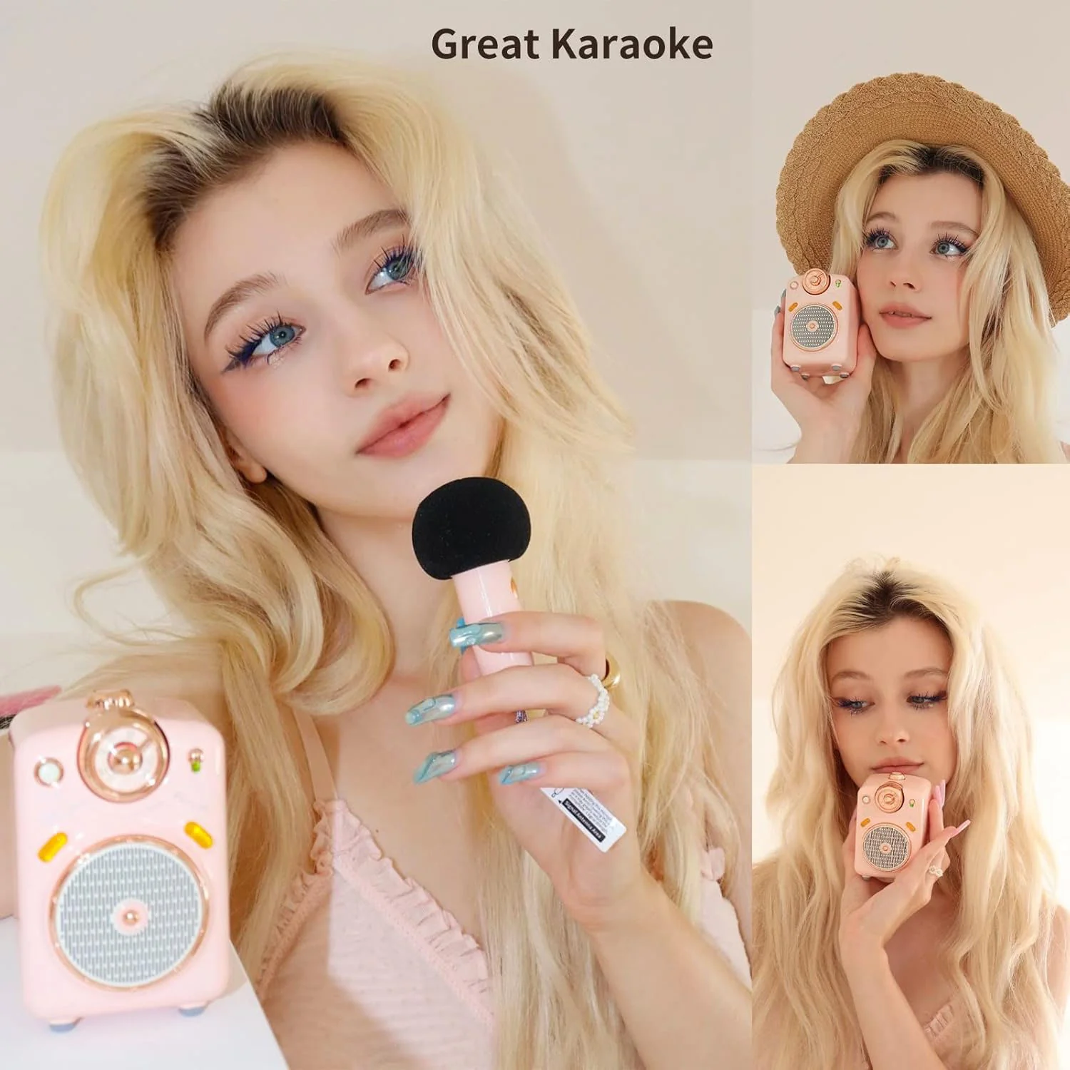 Divoom® Fairy-OK Retro Mini Karaoke Speaker - Image 8