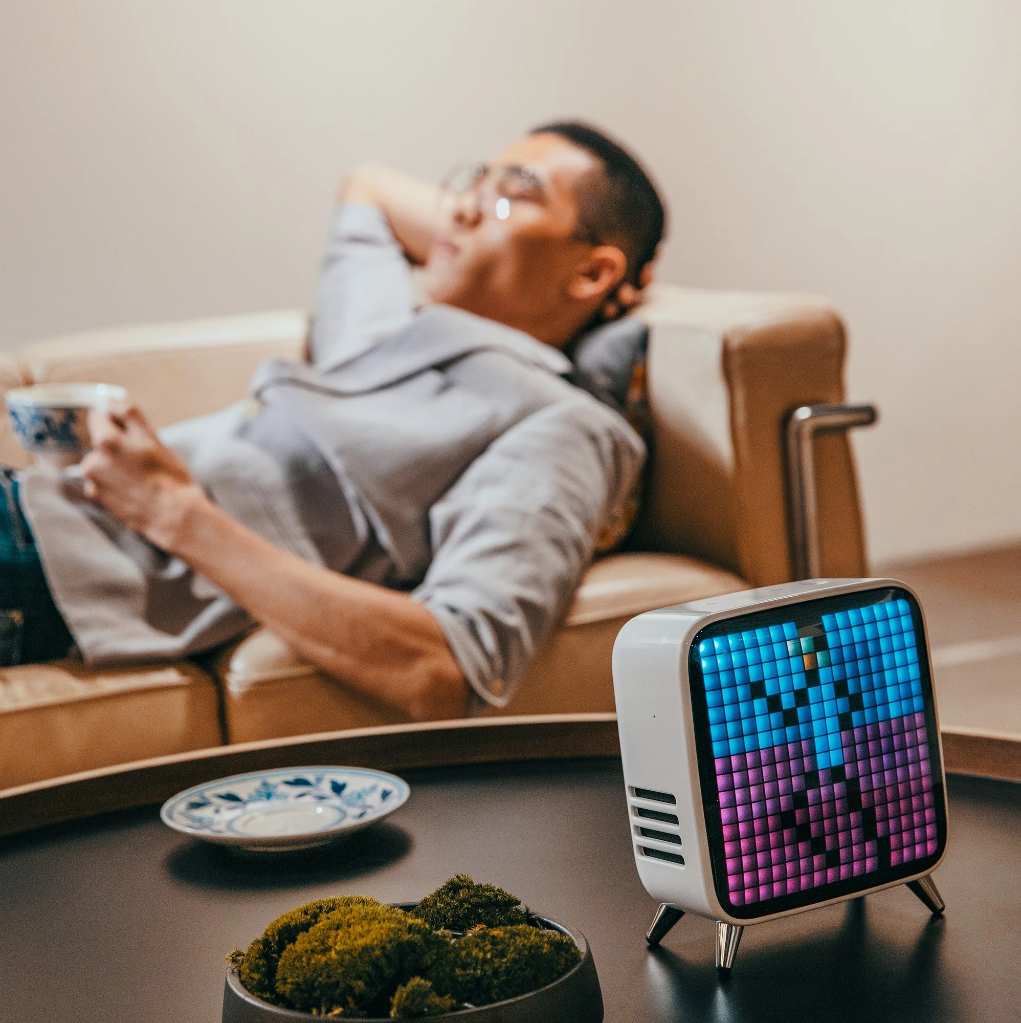 Divoom ® Tivoo Max Smart Pixel Art Bluetooth Speaker with DSP Bass Boost Mode - Image 3