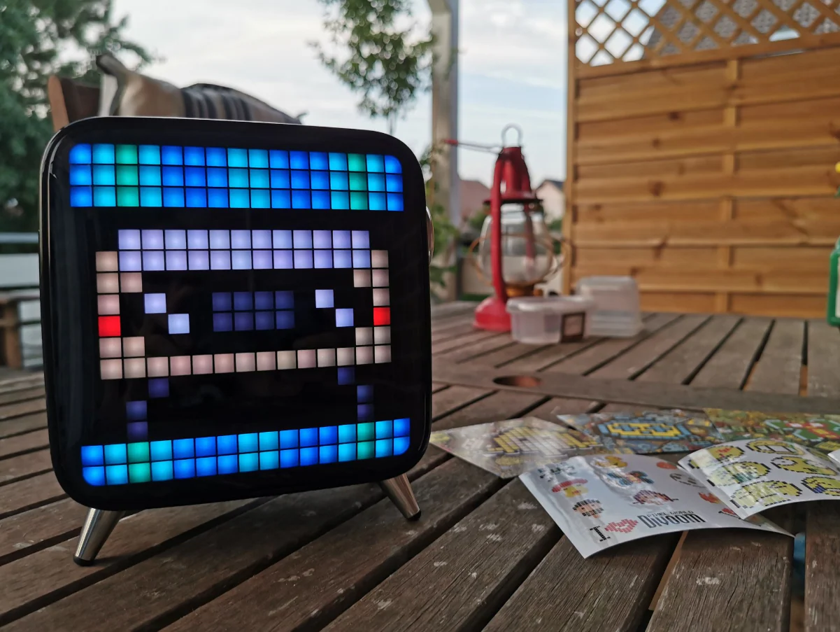 Divoom ® Tivoo Max Smart Pixel Art Bluetooth Speaker with DSP Bass Boost Mode - Image 4