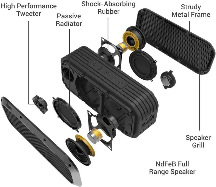 Divoom® Voombox-Rock Premium Wireless Speaker - Image 9