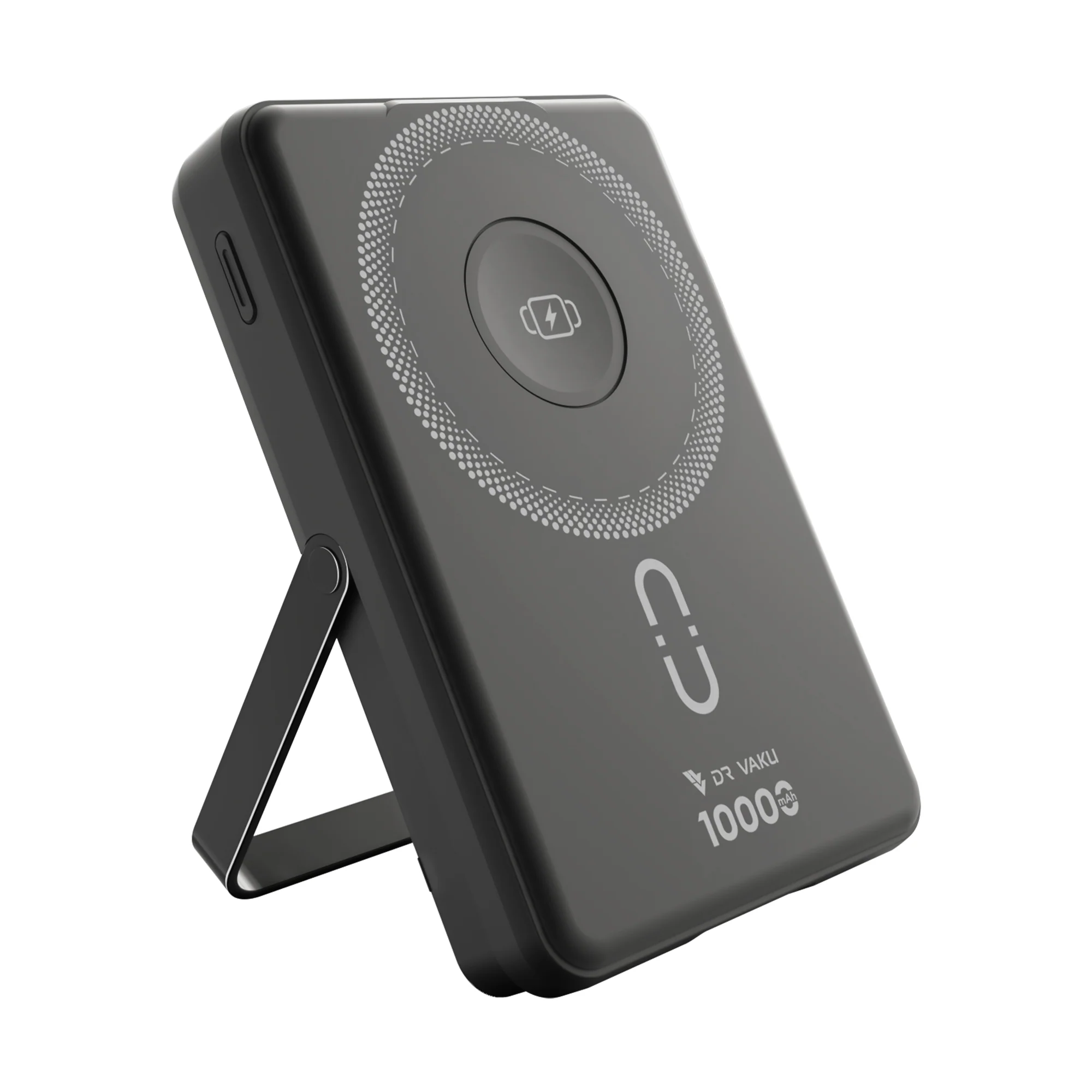 Dr Vaku ® 3-in-1 TERAMAG 10000mAh 15W MagSafe Wireless Power Bank | 22.5W PD Fast Charging | Foldable Stand - Image 7