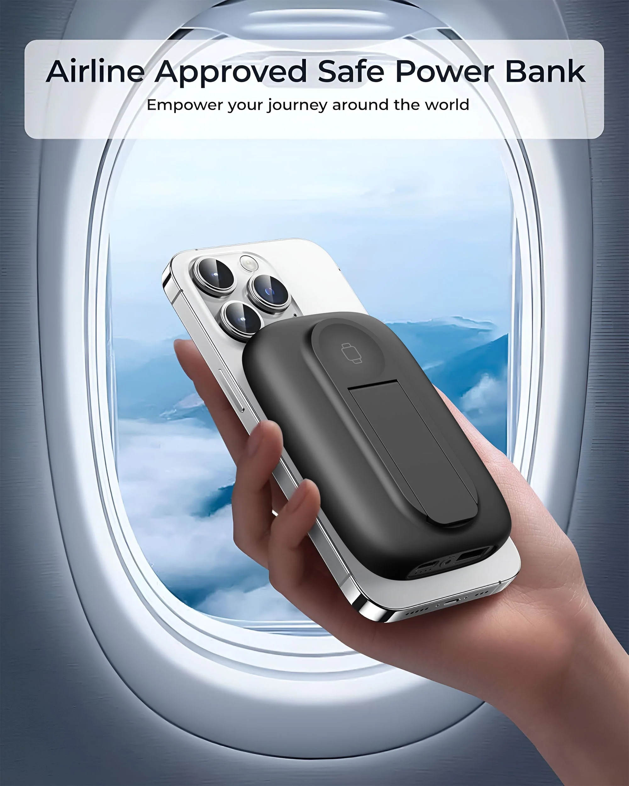 DR VAKU ® Astramag 10000mAh Magpro 15W Super Fast Charging 20W PD Wireless Power Bank - Image 12