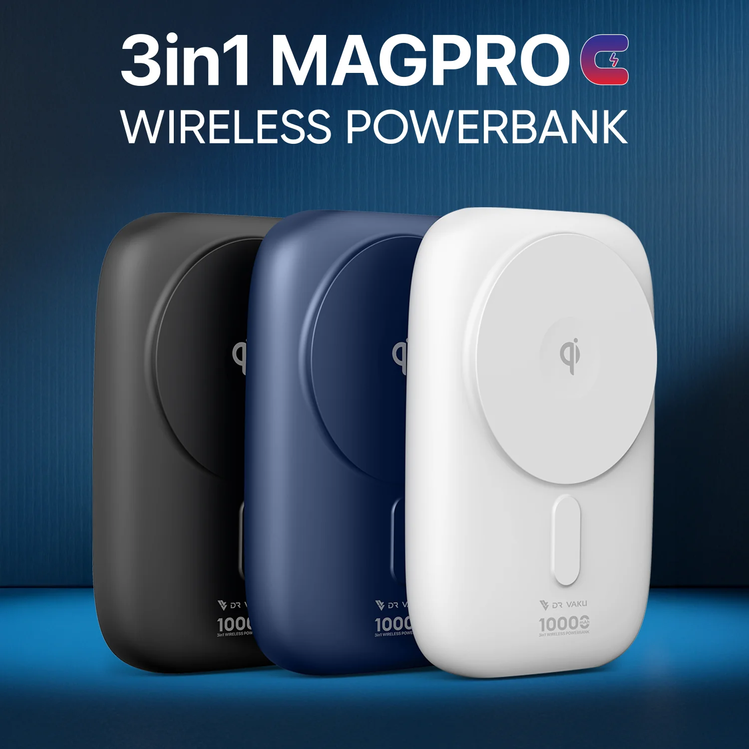 DR VAKU ® Astramag 10000mAh Magpro 15W Super Fast Charging 20W PD Wireless Power Bank - Image 8