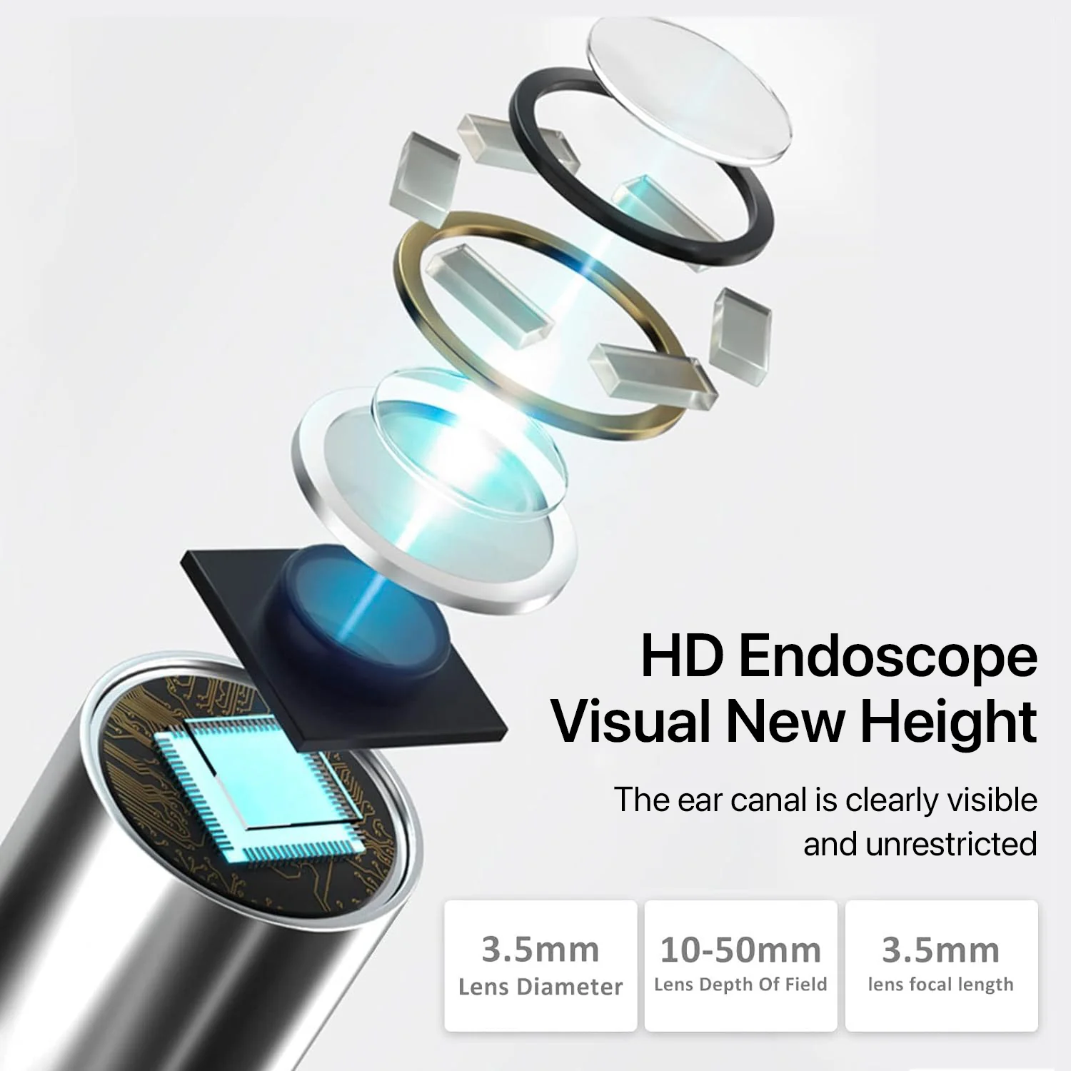 DR VAKU ® Earocam Earwax Removal Tool with 1080p Wireless Camera Waterproof Visual Ear Scope - Image 10