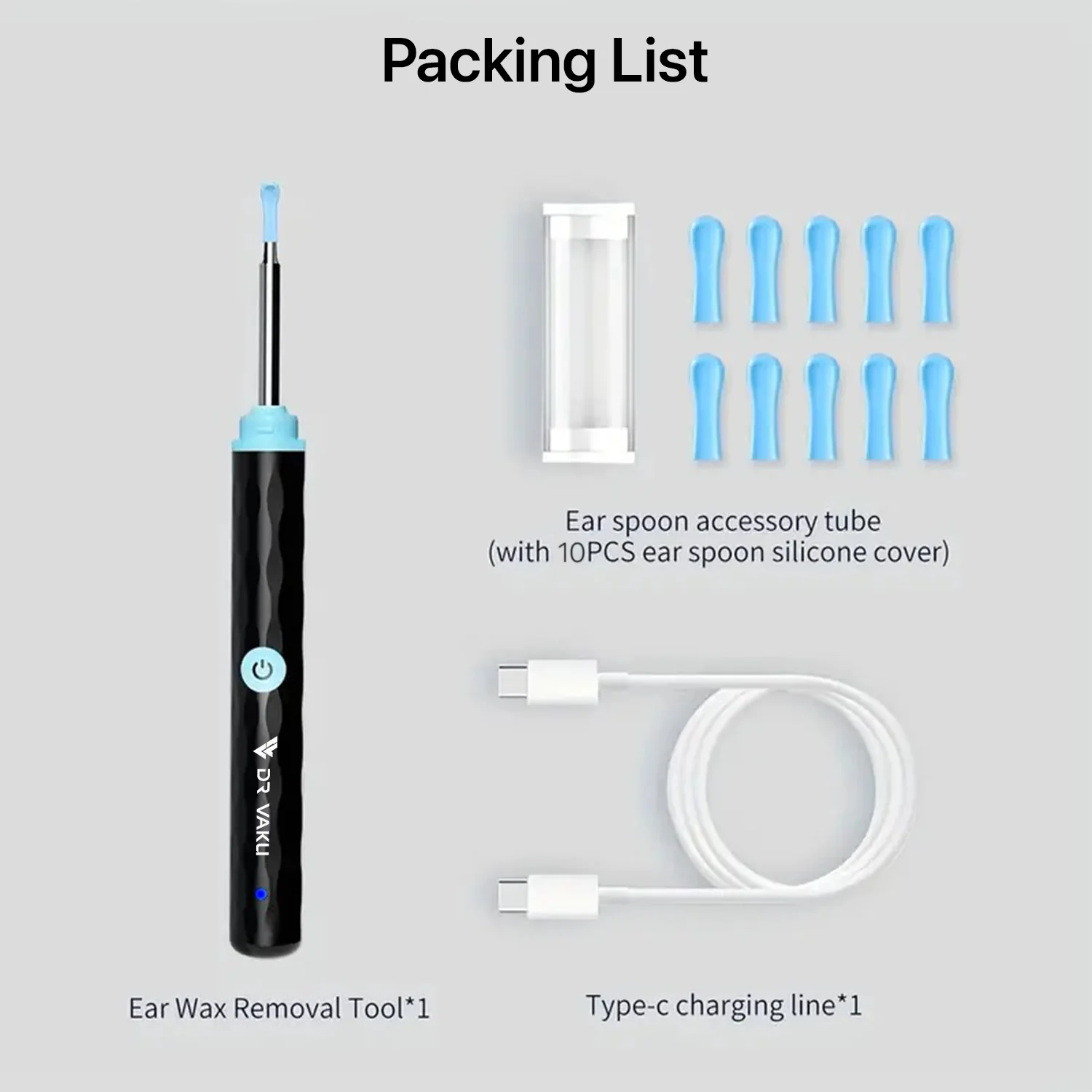 DR VAKU ® Earocam Earwax Removal Tool with 1080p Wireless Camera Waterproof Visual Ear Scope - Image 13