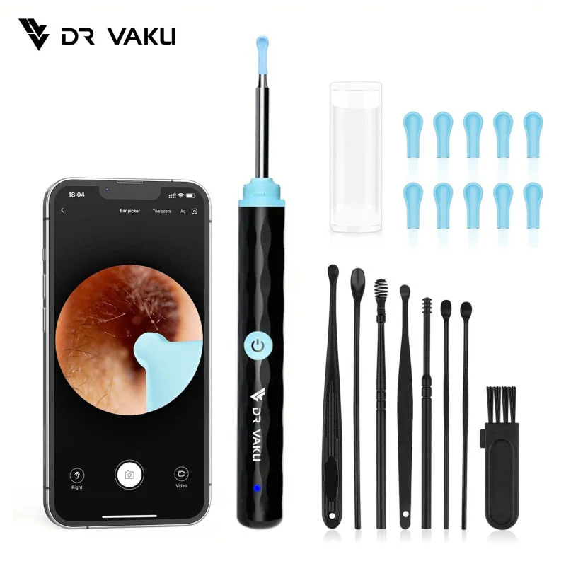 DR VAKU ® Earocam Earwax Removal Tool with 1080p Wireless Camera Waterproof Visual Ear Scope - Image 15