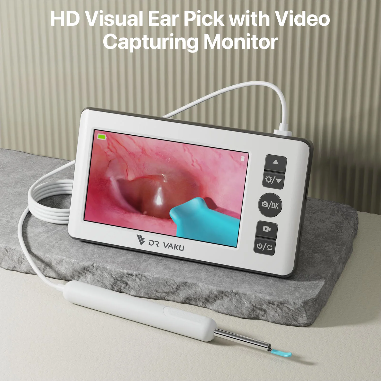 DR VAKU ® ENTSIGHT Plus Digital Otoscope Smart Ear Cleaner Inspection Kit - Image 5
