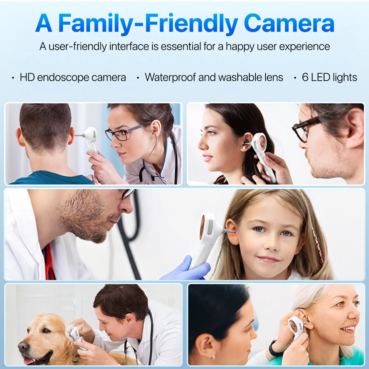 DR VAKU ® ENTVISON PRO Digital Otoscope Smart Ear Inspection Kit with 1.8 inch IPS Screen 1080p HD Camera & 6 LED Lights - Image 7