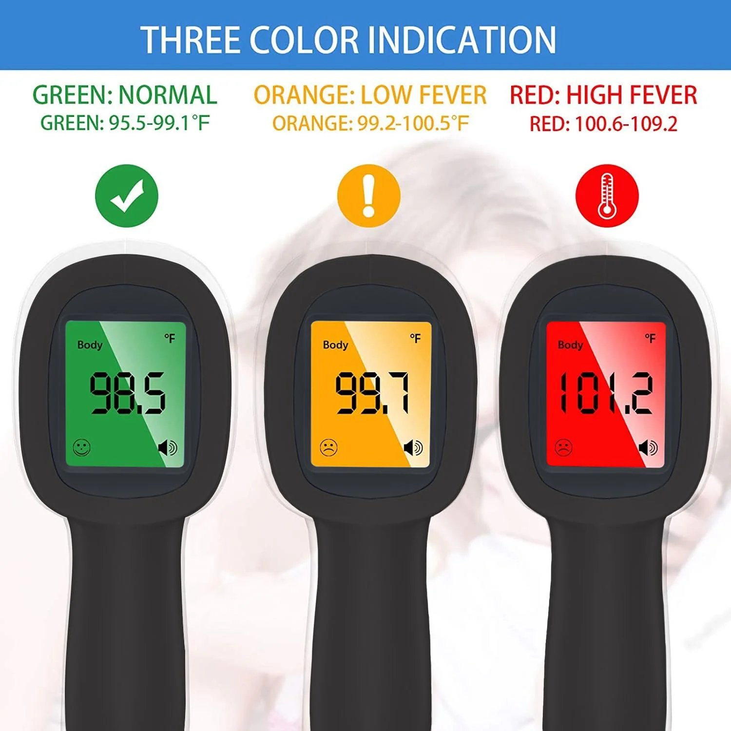 DR VAKU ® Infrared Digital Temperature Gun, Resolution Infrared Thermometer - Image 5
