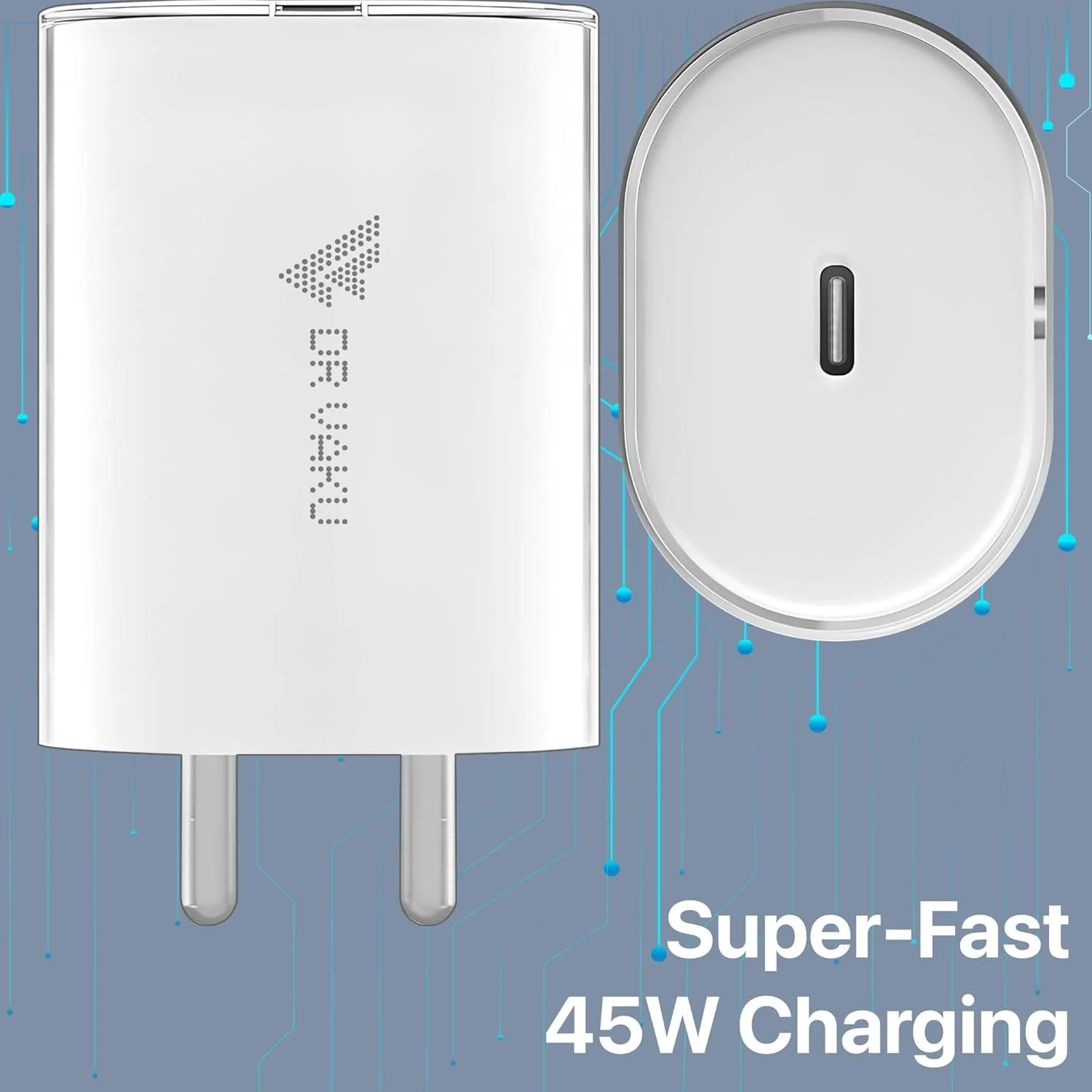 Dr Vaku ® LUCENT 45W Nothing Original Type C Fast Charger Adapter - Image 4