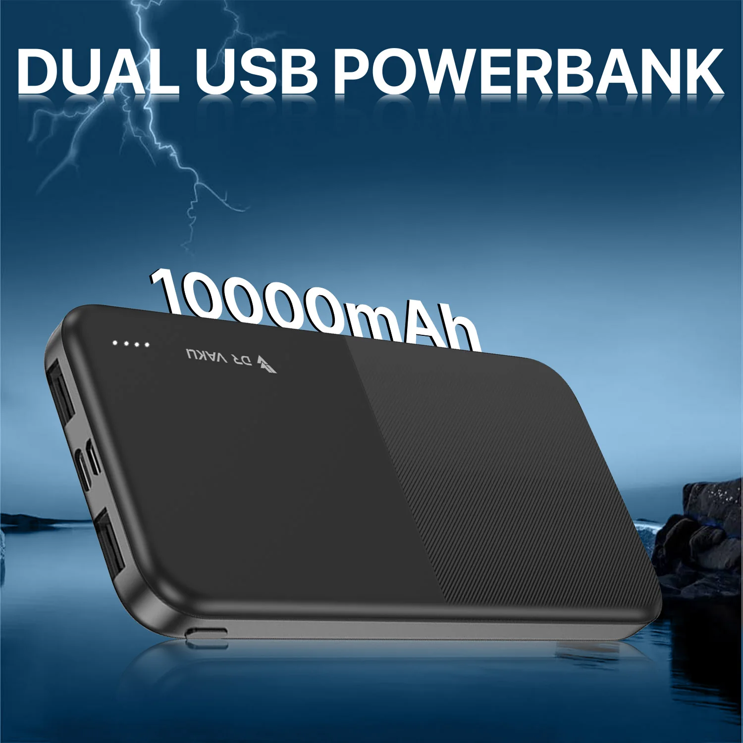 Dr Vaku ® OBIVION 10000mAh Power Bank Dual USB Fast Charge - Image 4
