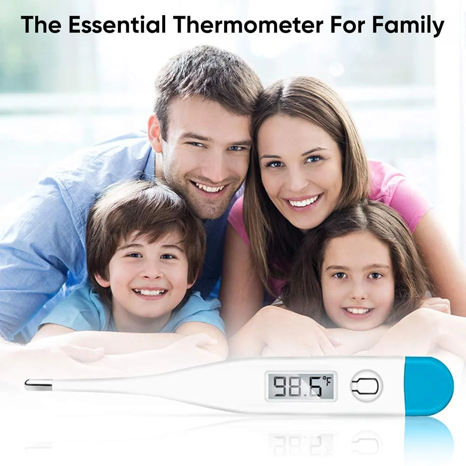 DR VAKU ® Digital Thermometer for Adults & Babies Fast Oral & Underarm Temperature Measurement Celsius & Fahrenheit Water-Resistant - Image 3