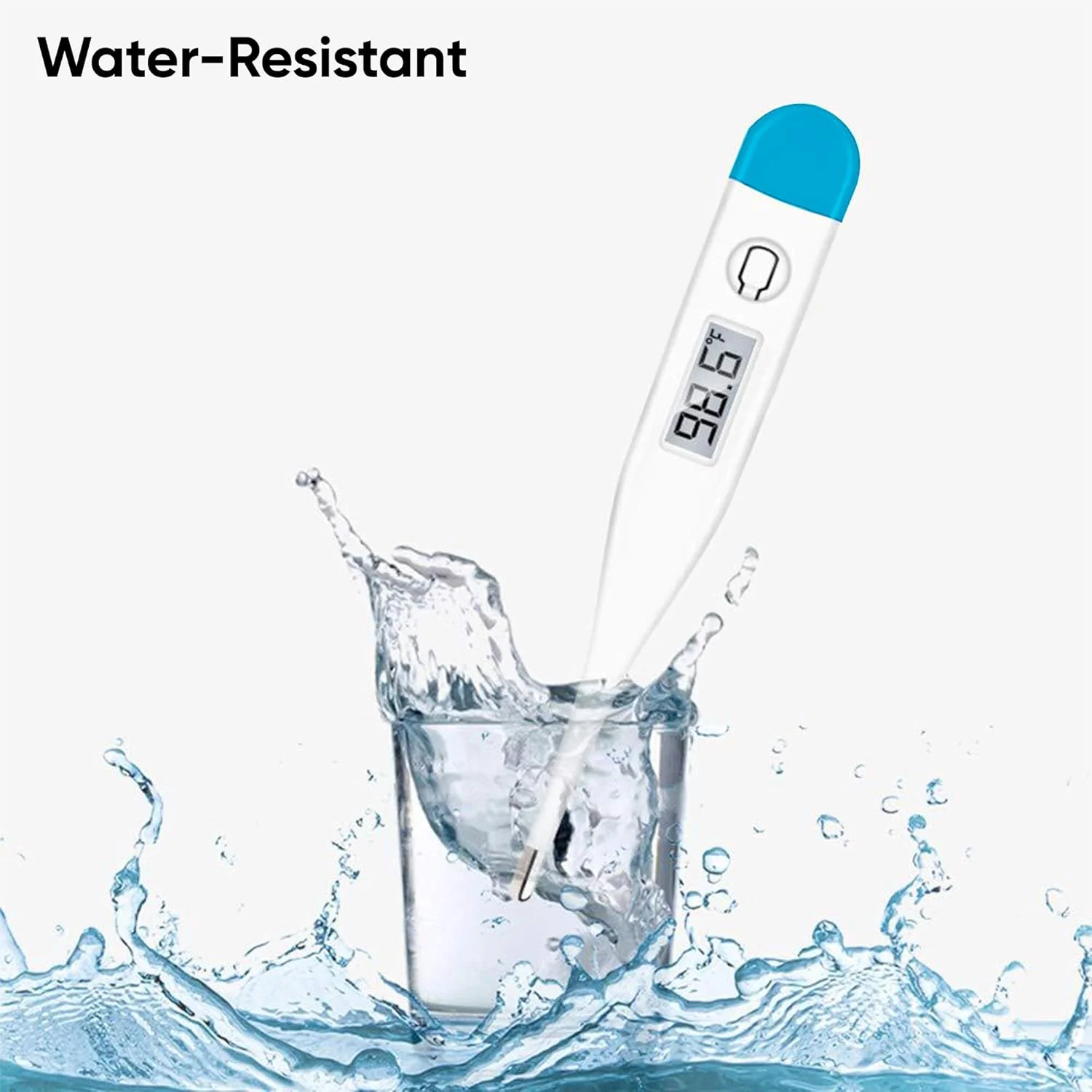 DR VAKU ® Digital Thermometer for Adults & Babies Fast Oral & Underarm Temperature Measurement Celsius & Fahrenheit Water-Resistant - Image 5
