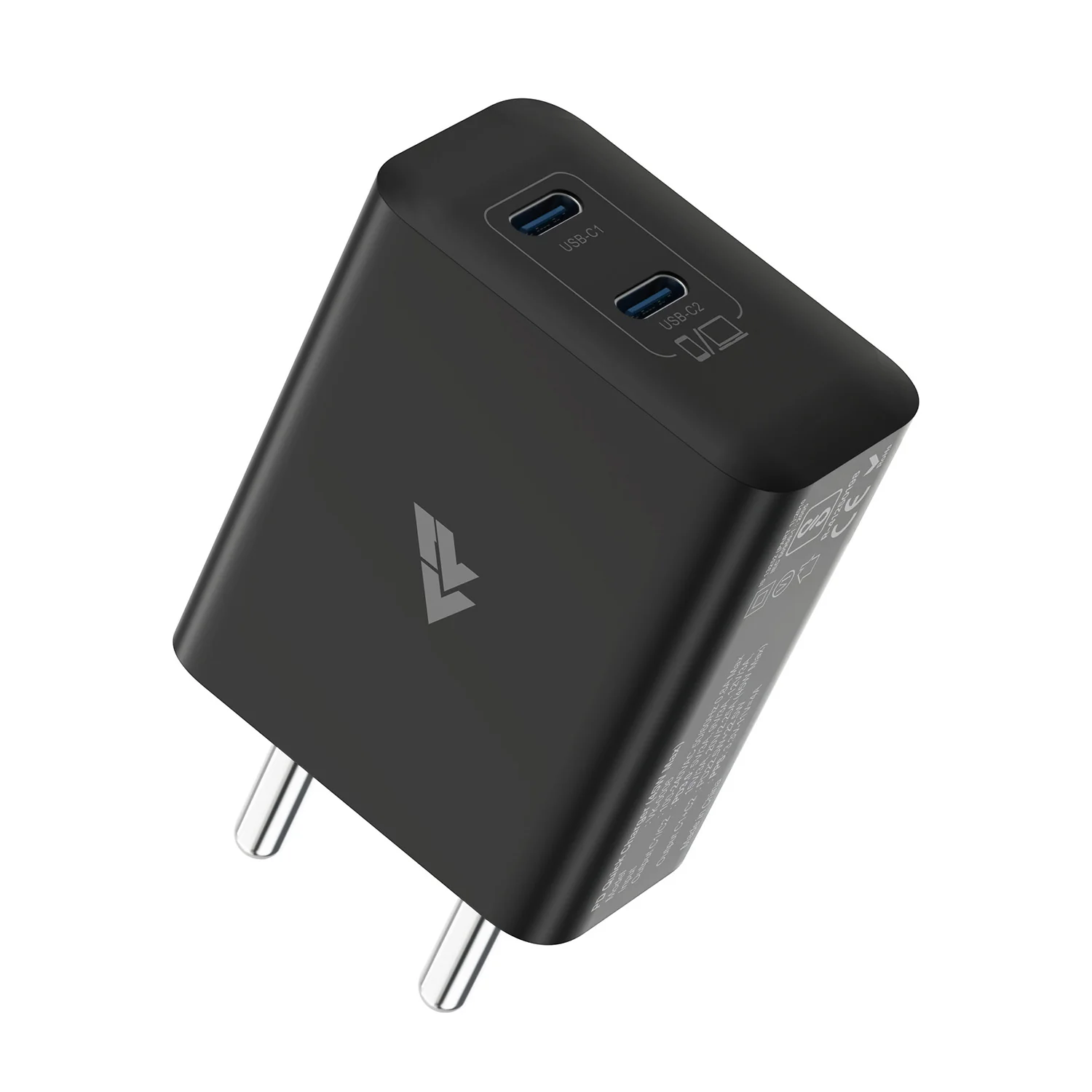 DR VAKU ® Duotex 45W PD Dual Port GaN Fast Charger Type C Adapter for IOS & Android Devices - Image 2