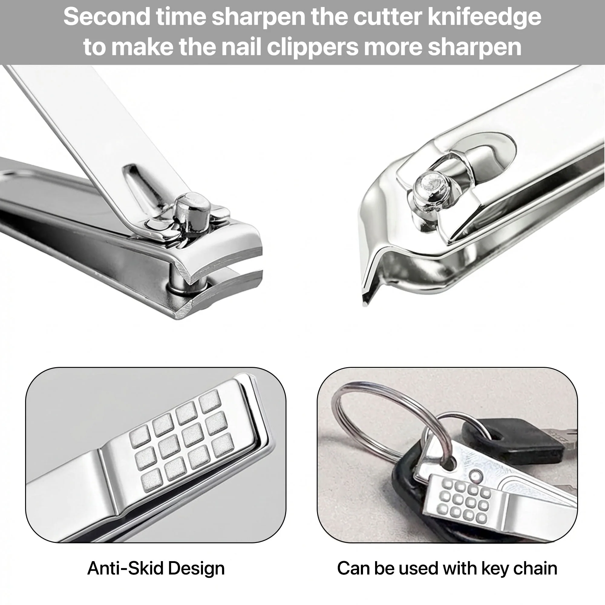 Dr Vaku ® 7 in 1 Nail Care Stainless Steel Tool Kit with Travel Case - Image 5