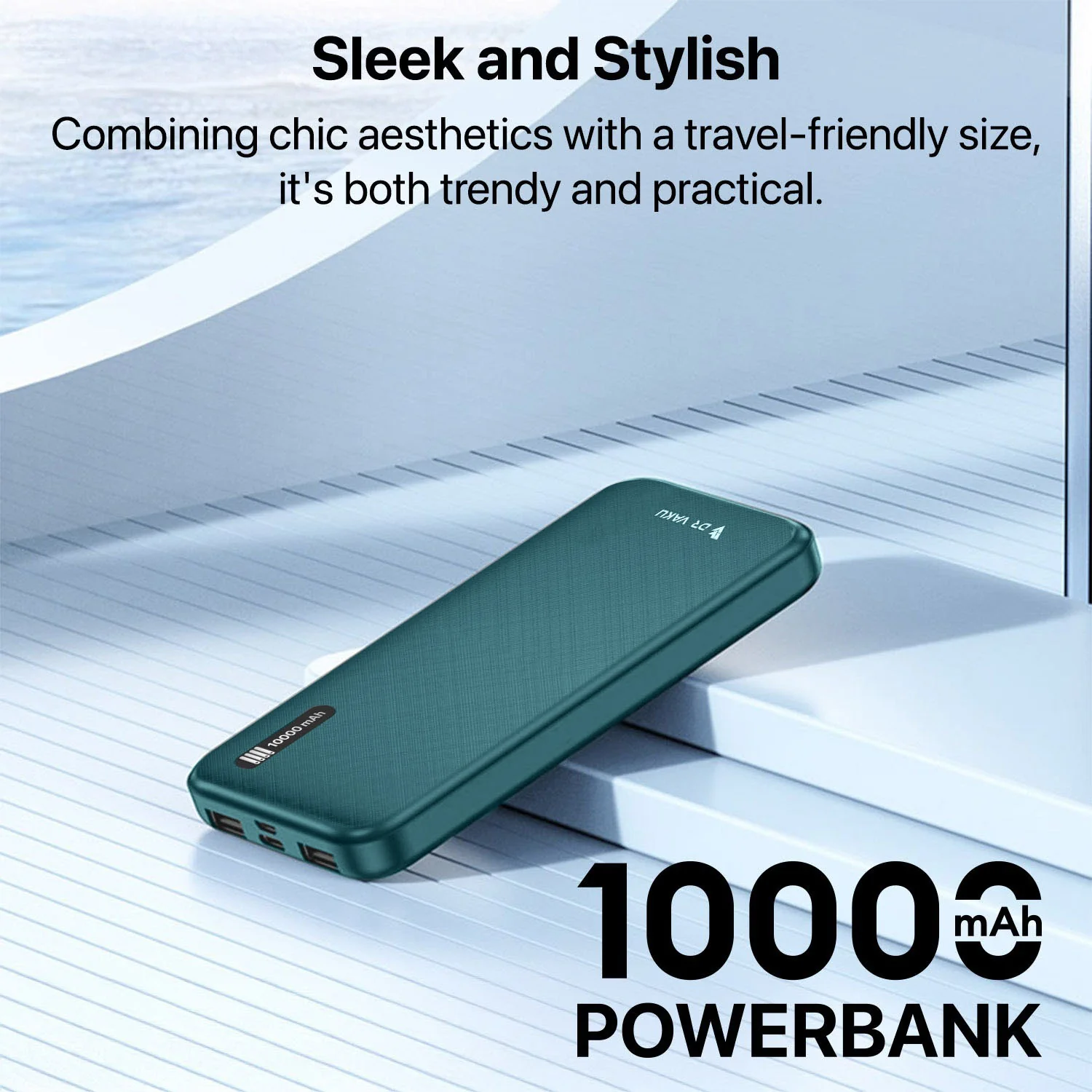 Dr Vaku ® CYREX 10000mAh Power Bank 12W Dual USB Fast Charge | Type-C & Micro-USB Input | Ultra-Compact & Portable - Image 8
