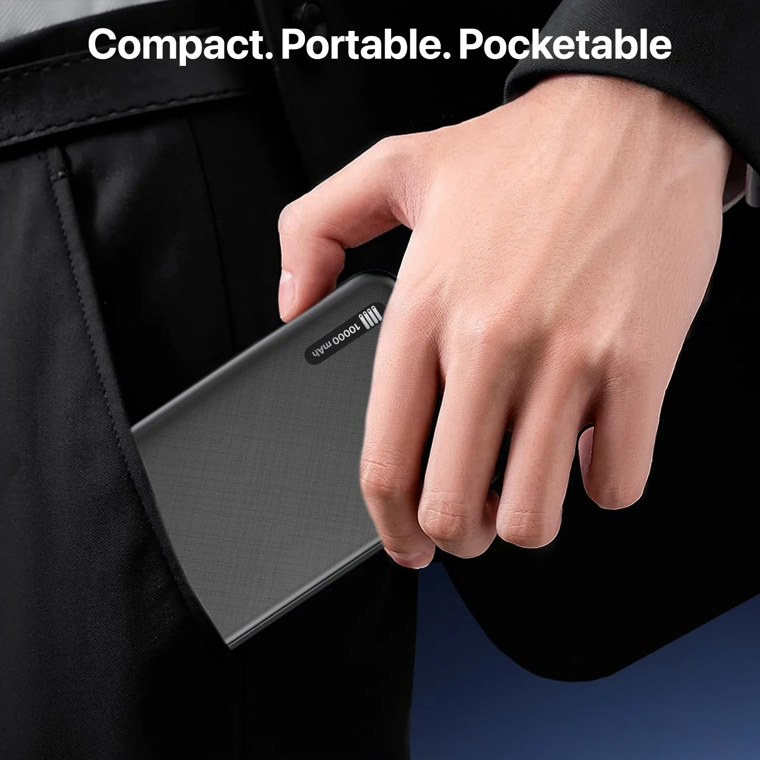 Dr Vaku ® CYREX 10000mAh Power Bank 12W Dual USB Fast Charge | Type-C & Micro-USB Input | Ultra-Compact & Portable - Image 12