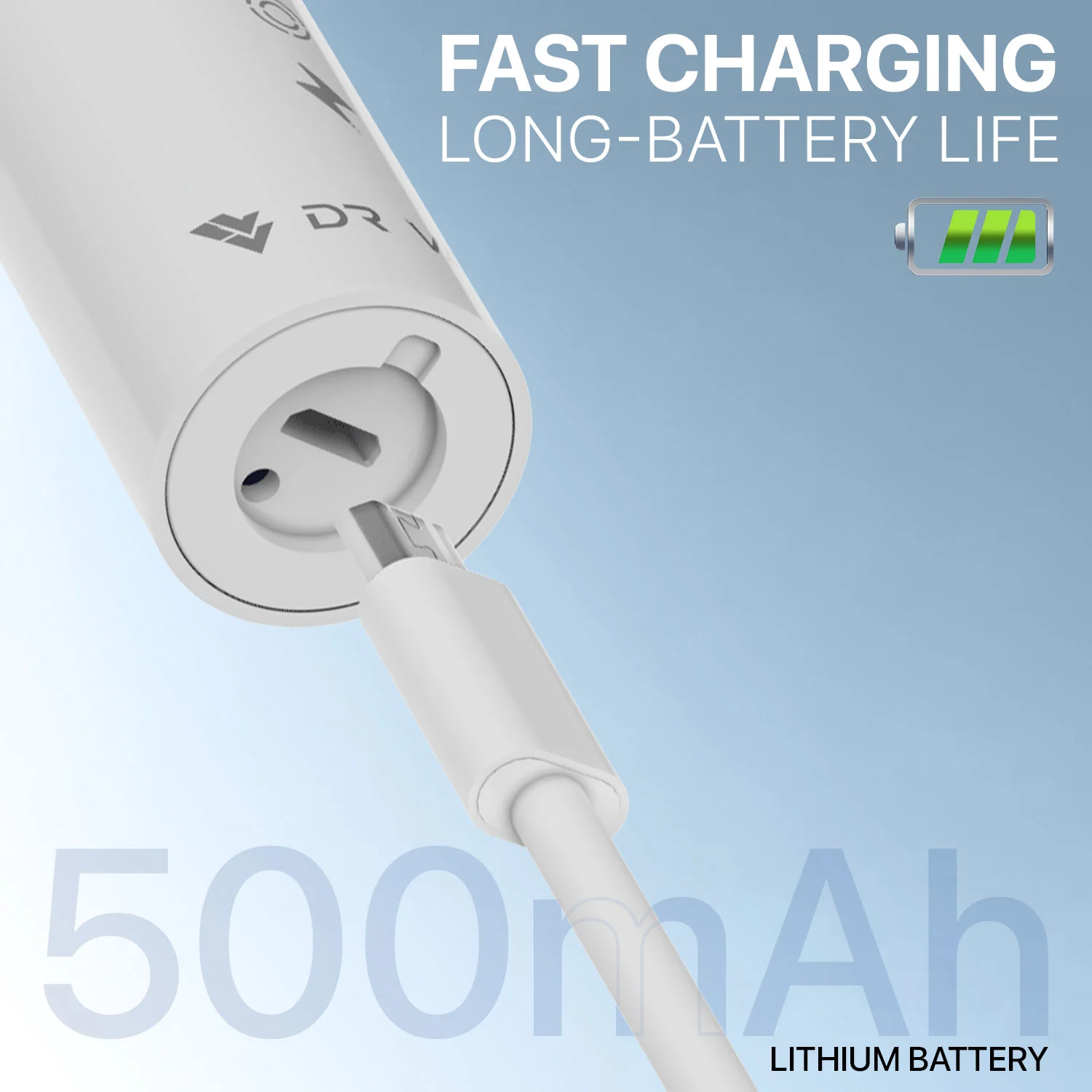 Dr Vaku® Sonicare+ Electric Toothbrush with 6 Advanced Modes And 4 Brush Heads - Image 12