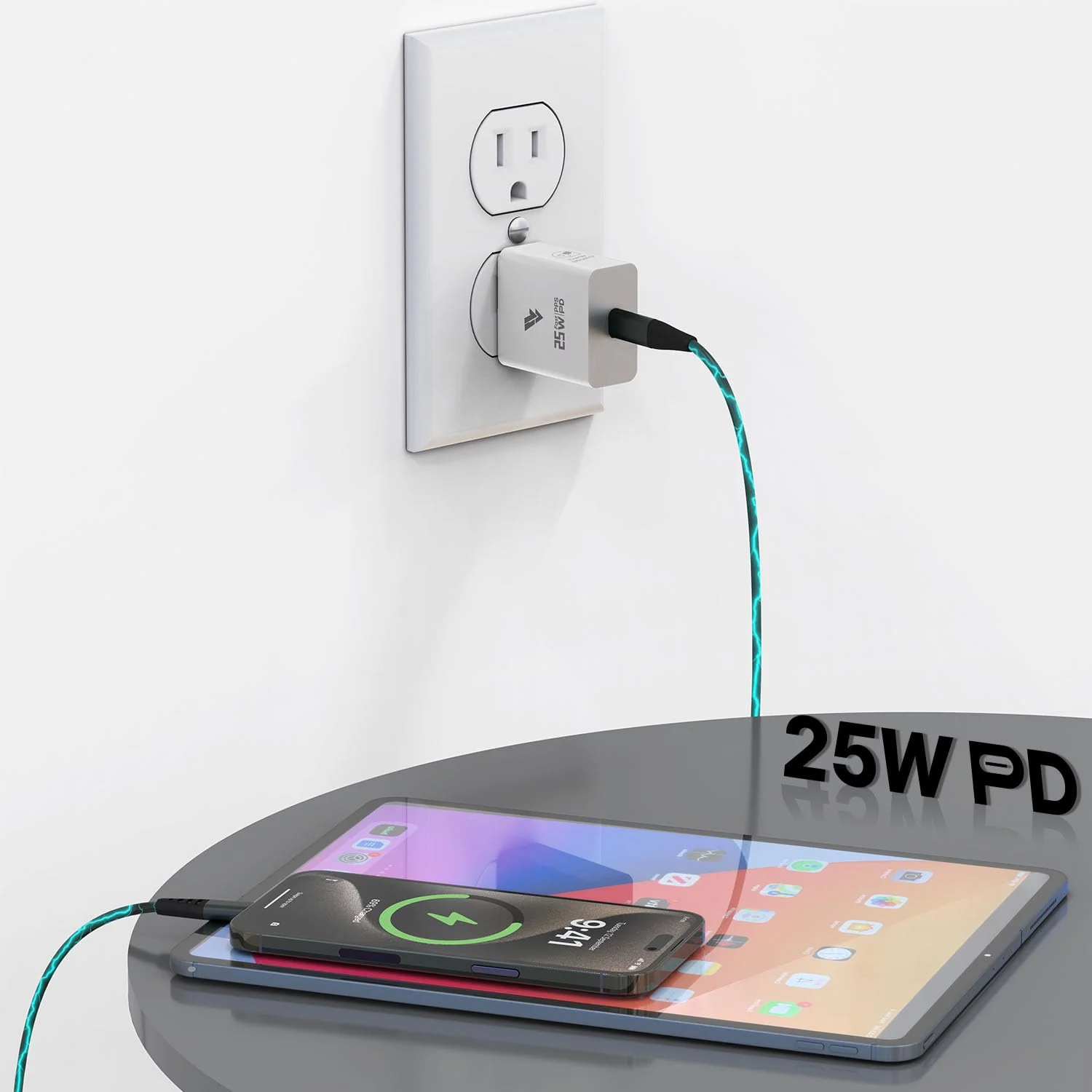 Original 25W Samsung Charger + Type C to Type C Cable Combo | 5X Speed | PD 3.0 Safe - Image 4