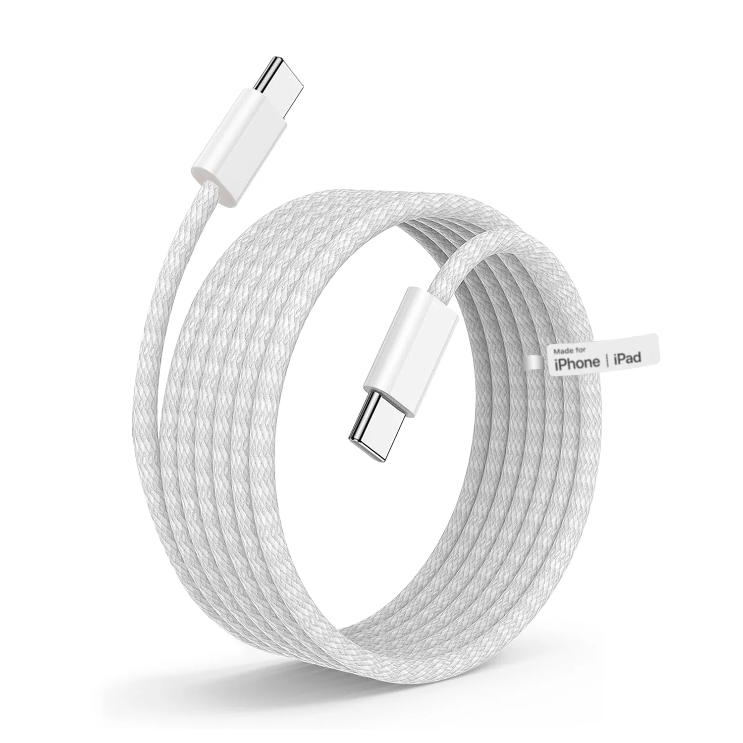 Original Nylon Braided Type C To Type C [Apple MFi Certified] Fast Charging Cable For iPhone 17/16/15 Series - Image 2