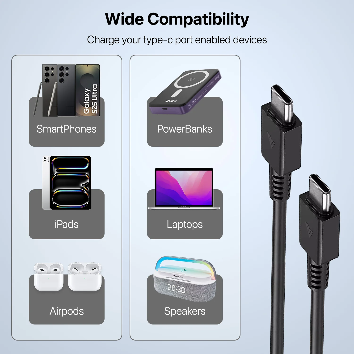 Original Samsung 30W Type-C To Type-C Fast Charging Cable - Image 2