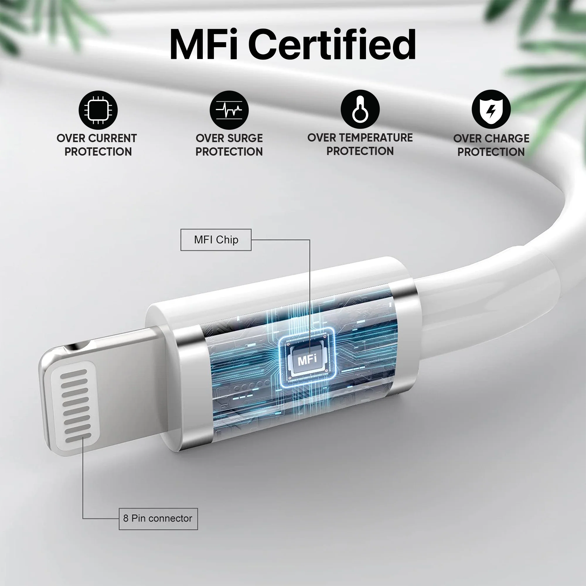 Original Type-C To Lightning [Apple MFi Certified] Fast Charging Cable For iPhone & iPad - Image 4