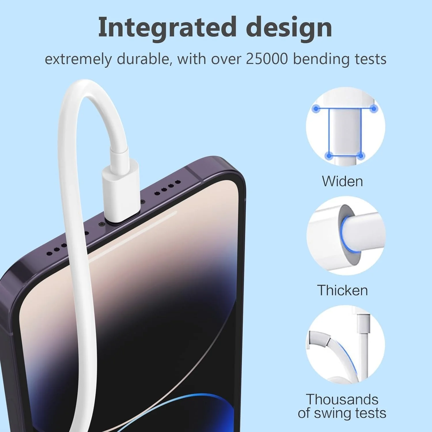 Vaku ® Original 20W iPhone Charger With Fast Charging Cable Combo - Image 10