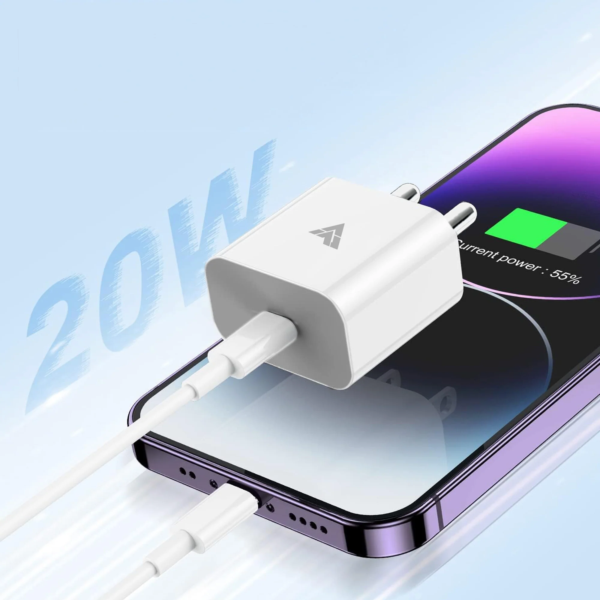 Vaku ® Aiges 20W PD Port Charger Type C Adapter - Image 9
