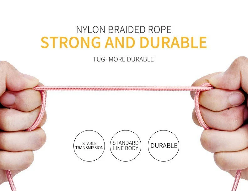 Vaku ® Android Micro-USB Nylon Braided Data-Charging Cable - Image 4