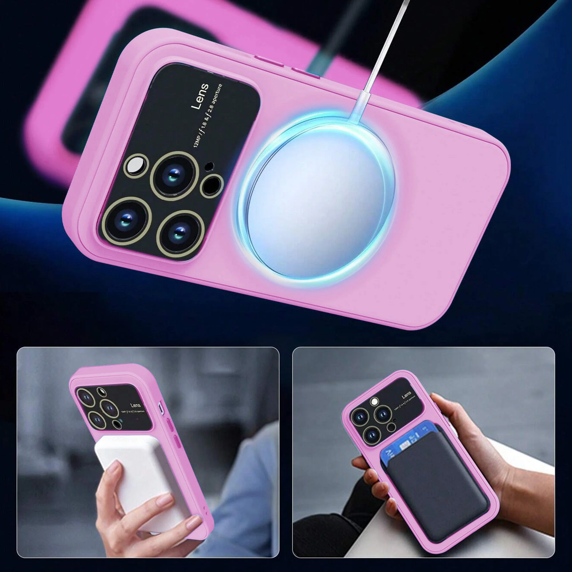 Vaku® Apple iPhone 14 Pro Max Polarized Magnetic Magpro Back Cover - Image 4