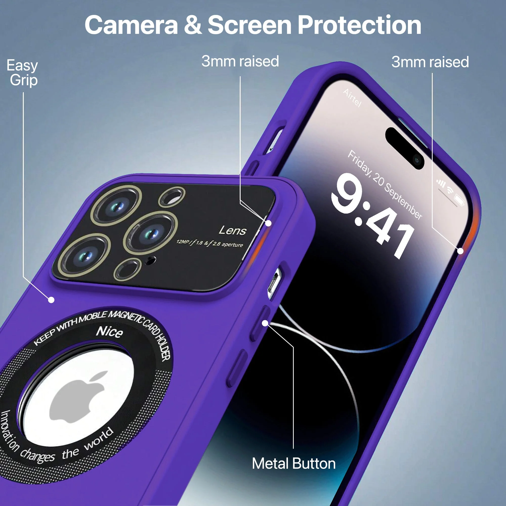 Vaku® Apple iPhone 14 Pro Max Polarized Magnetic Magpro Back Cover - Image 6