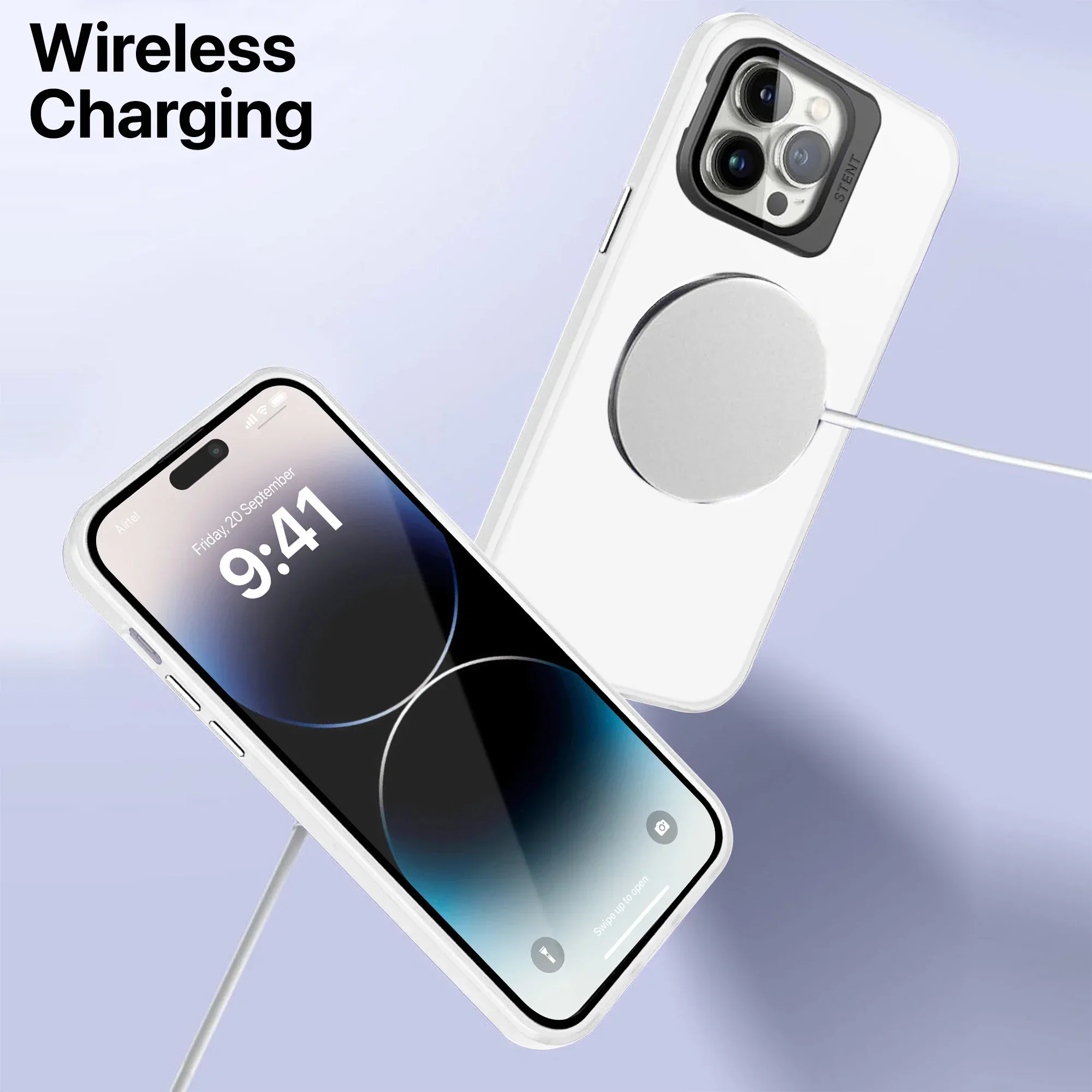 Vaku ® Apple iPhone 14 Pro Max Rime Frosted Magnetic Magpro Translucent Back Cover - Image 14