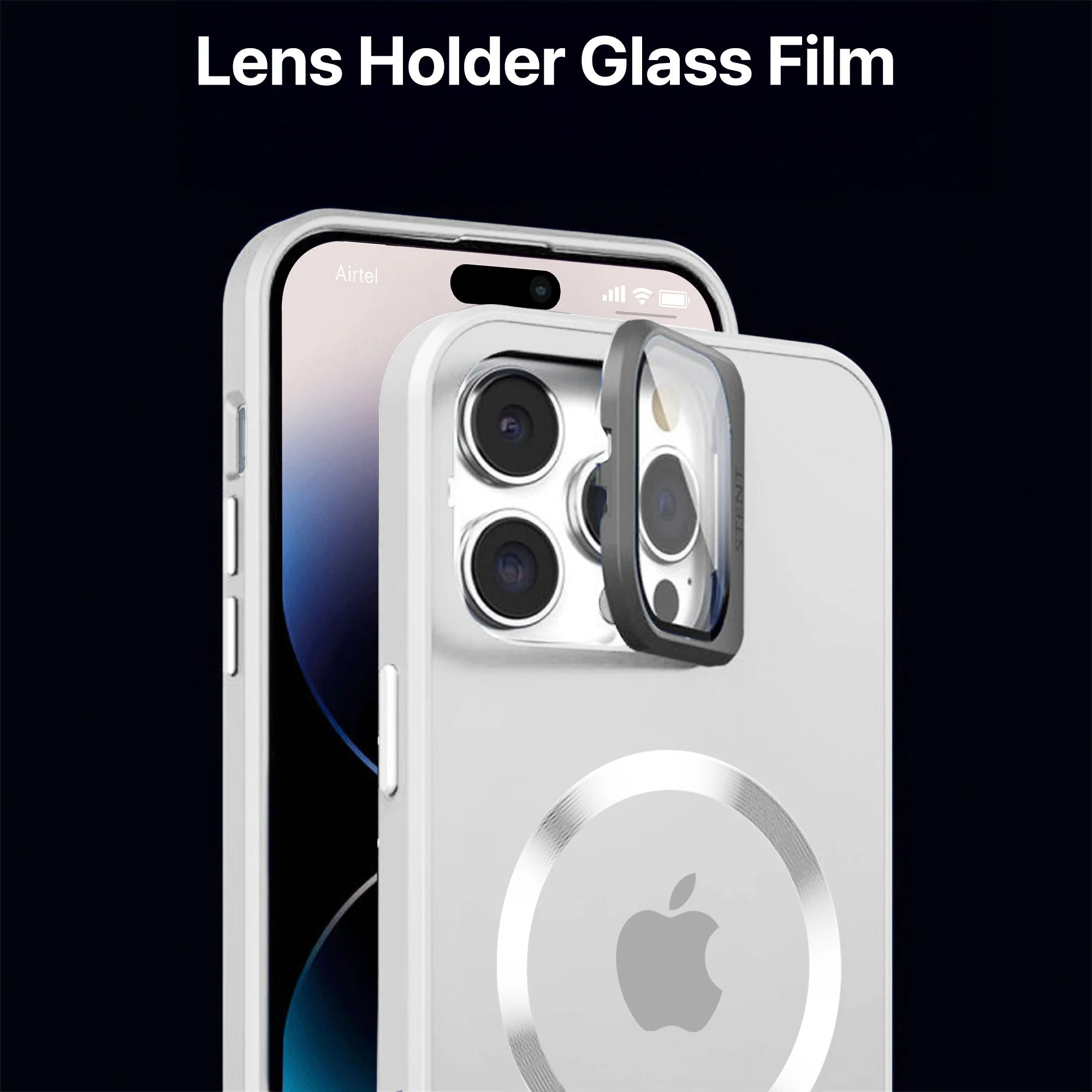 Vaku ® Apple iPhone 14 Pro Max Rime Frosted Magnetic Magpro Translucent Back Cover - Image 3