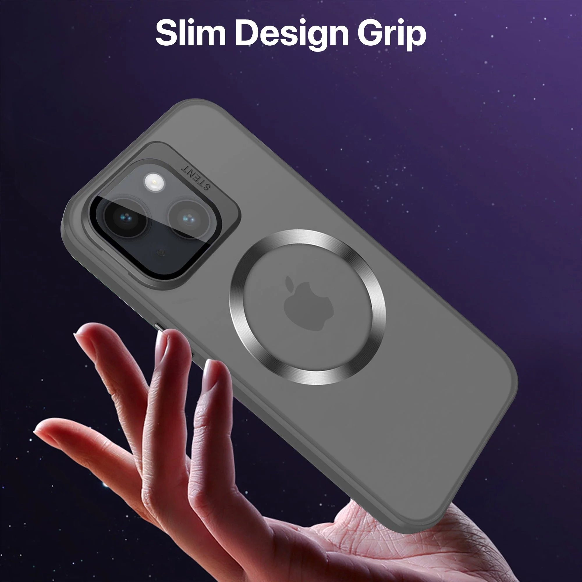 Vaku ® Apple iPhone 14 Rime Frosted Magnetic Magpro Translucent Back Cover - Image 10