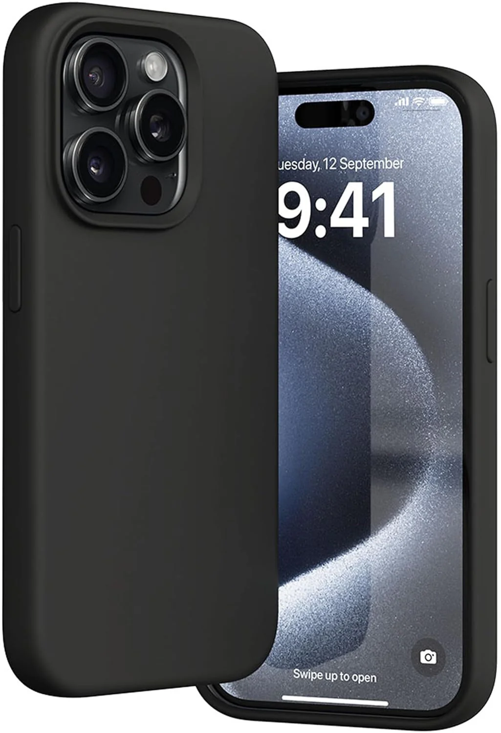 Vaku ® Apple iPhone 15 Series Premium Liquid Silicone Series Back Cover - Image 2