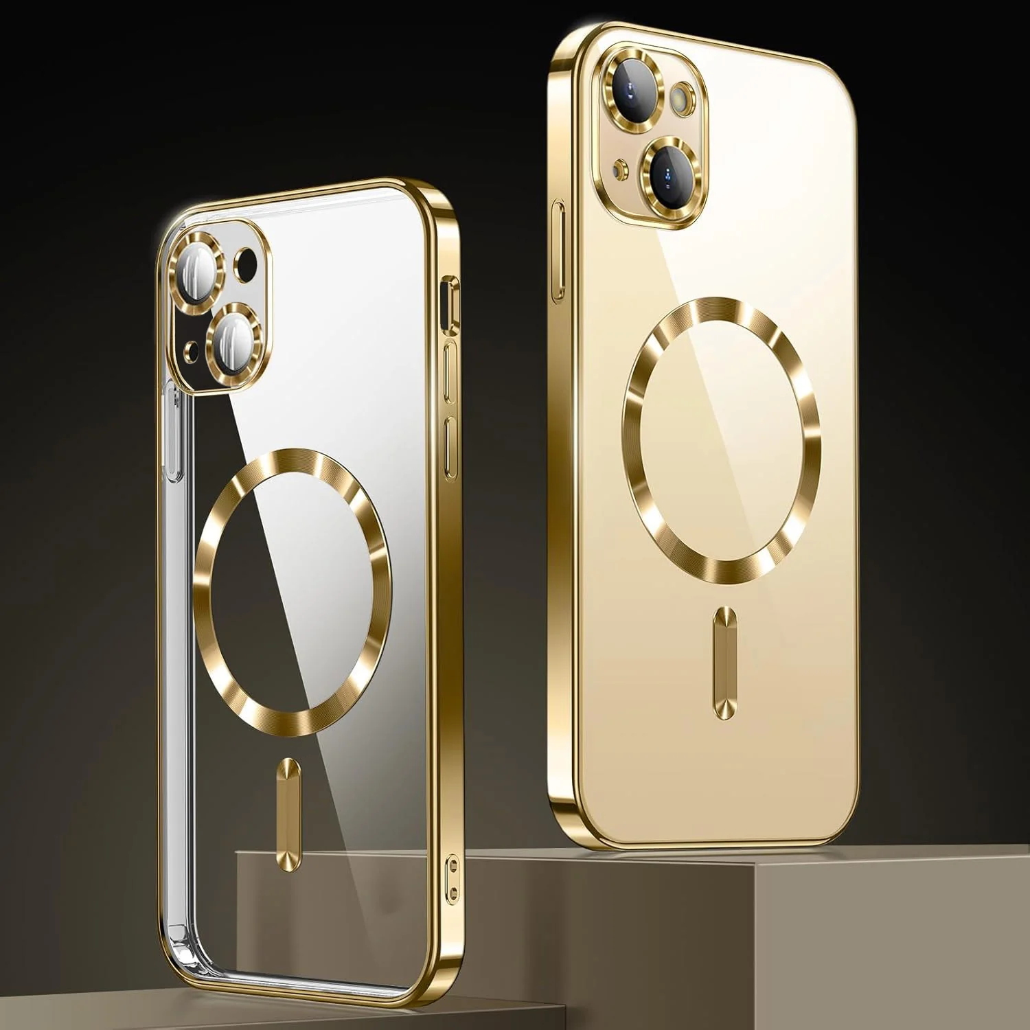 Vaku ® Apple iPhone 15 Luxury Electroplated Magnetic Magsafe Back Cover - Image 5