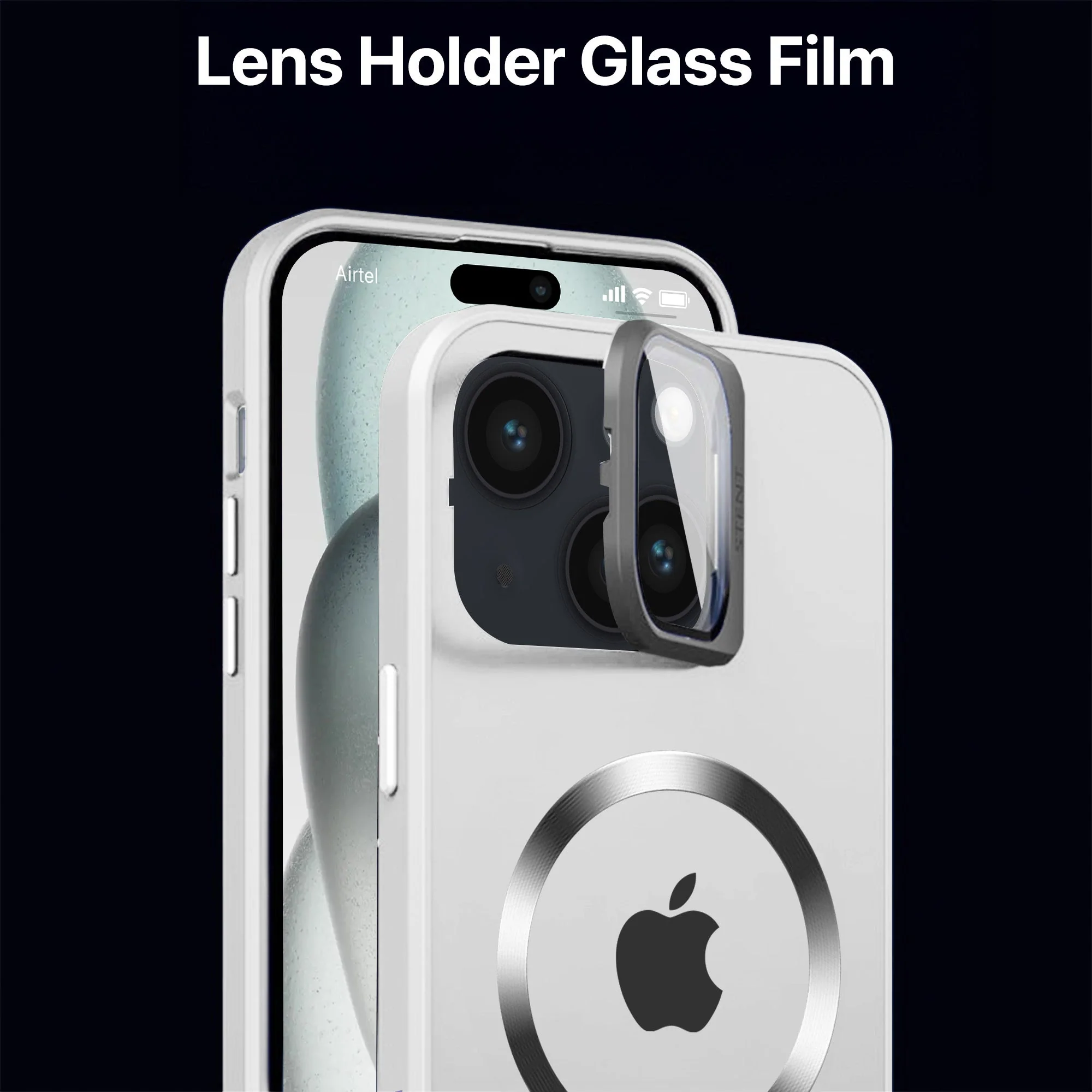 Vaku ® Apple iPhone 15 Plus Rime Frosted Magnetic Magpro Translucent Back Cover - Image 7