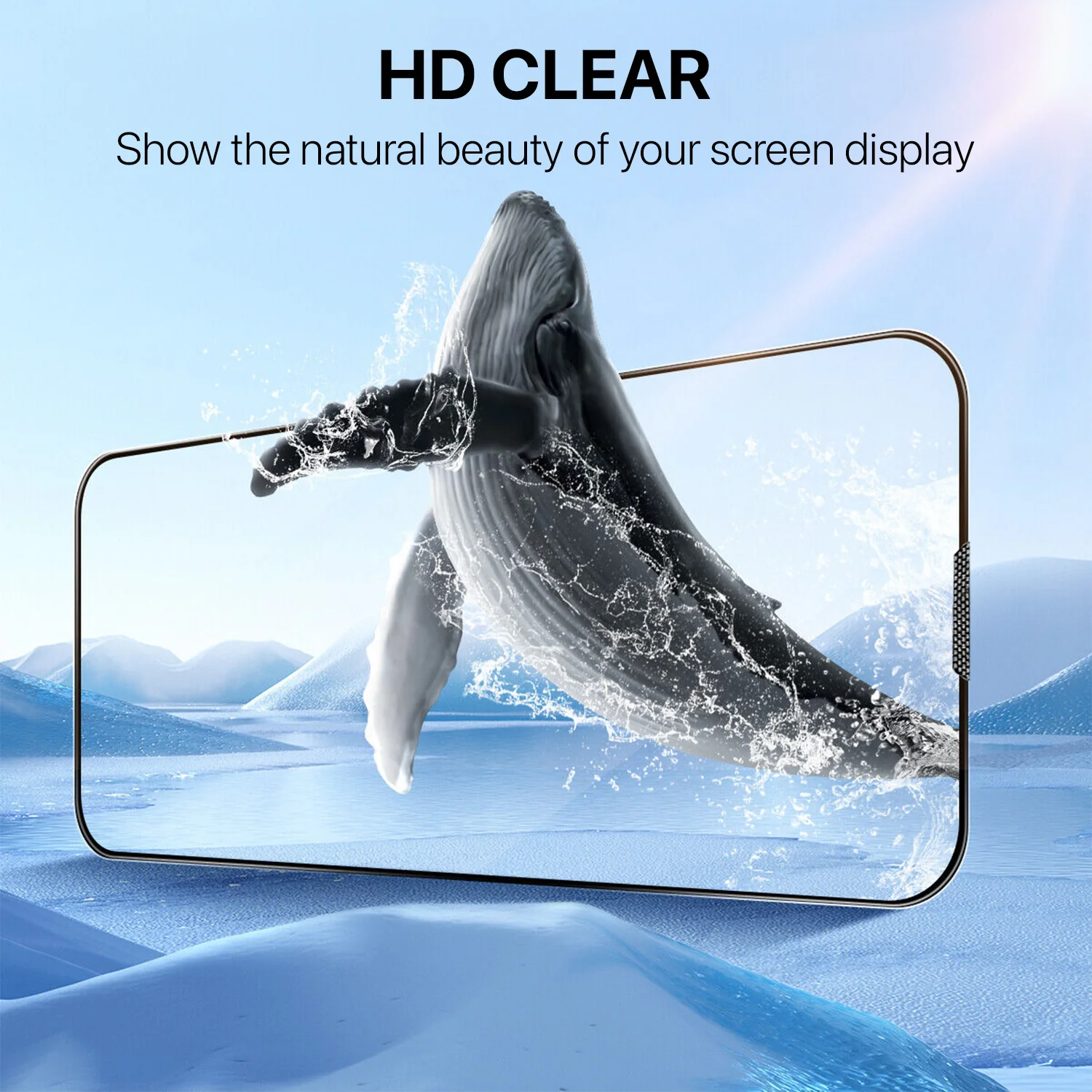Vaku ® Apple iPhone 15 Screen Protector HD Tempered Glass - Image 3