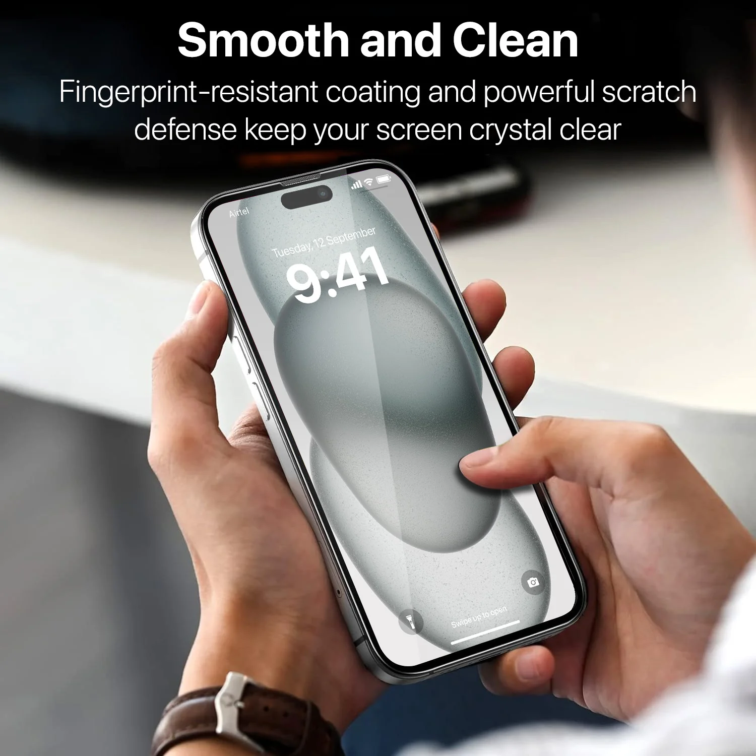 Vaku ® Apple iPhone 15 Screen Protector HD Tempered Glass - Image 7