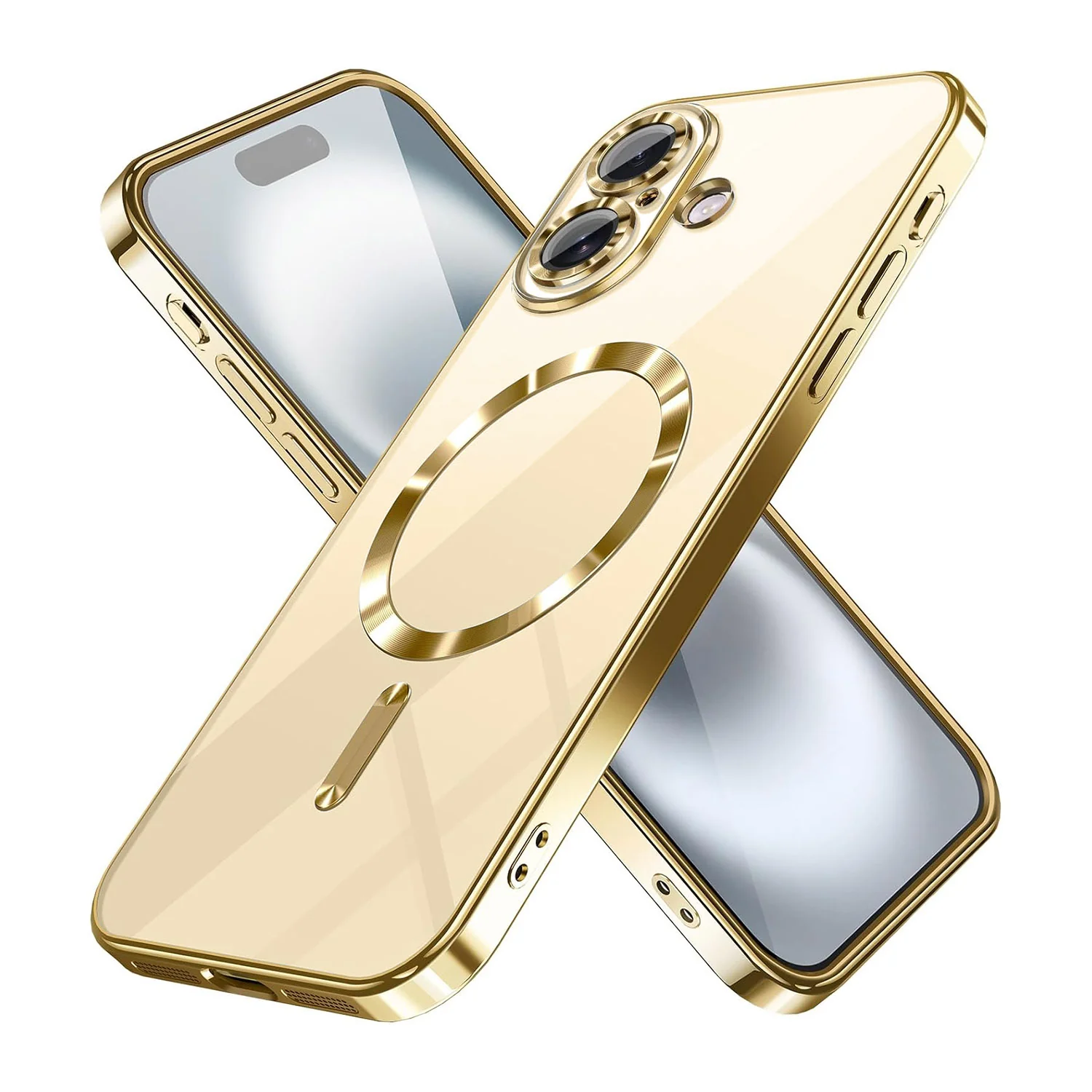 Vaku ® Apple iPhone 16 Luxury Electroplated Magnetic Magsafe Back Cover - Image 4