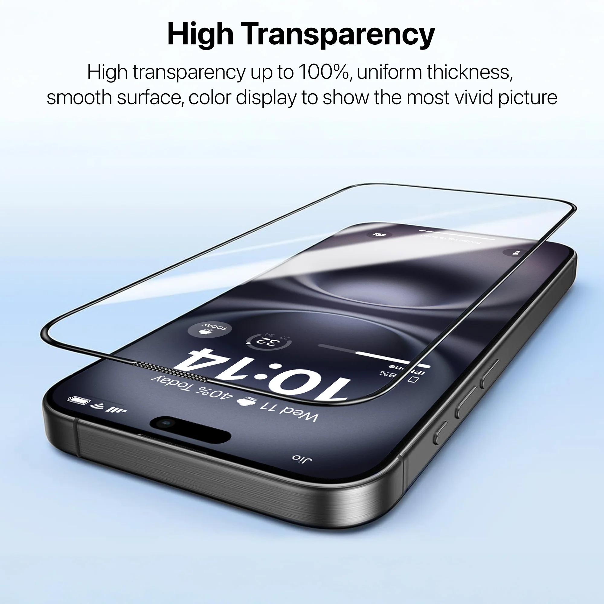 Vaku ® Apple iPhone 16 ESD Full Glass Dust & Water Proof Tempered Glass - Image 5