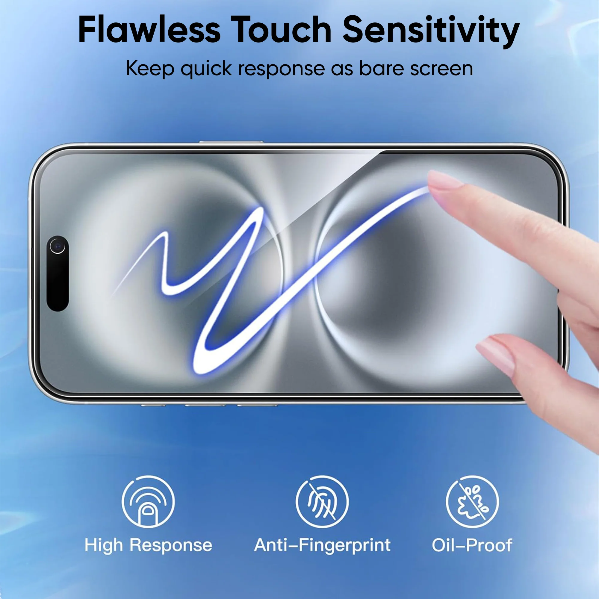 Vaku ® Apple iPhone 16 Privacy Screen Protector Anti-Spy Protection Tempered Glass - Image 7