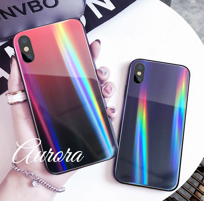 Vaku® Apple iPhone X / XS ElectroWAVE Automatic Shine Changing Heat-Dissipating Glass Shock-Proof Back Cover - Image 13