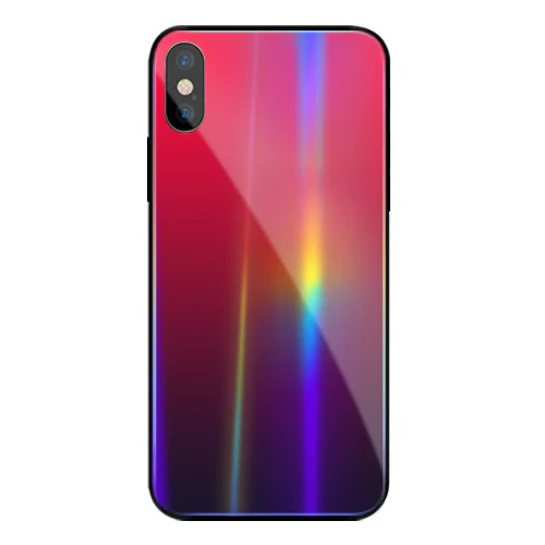 Vaku® Apple iPhone X / XS ElectroWAVE Automatic Shine Changing Heat-Dissipating Glass Shock-Proof Back Cover - Image 5