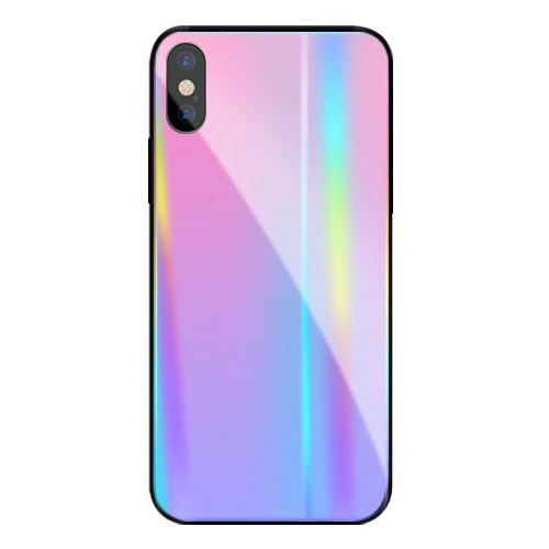 Vaku® Apple iPhone X / XS ElectroWAVE Automatic Shine Changing Heat-Dissipating Glass Shock-Proof Back Cover - Image 6