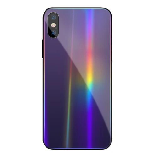 Vaku® Apple iPhone X / XS ElectroWAVE Automatic Shine Changing Heat-Dissipating Glass Shock-Proof Back Cover - Image 7