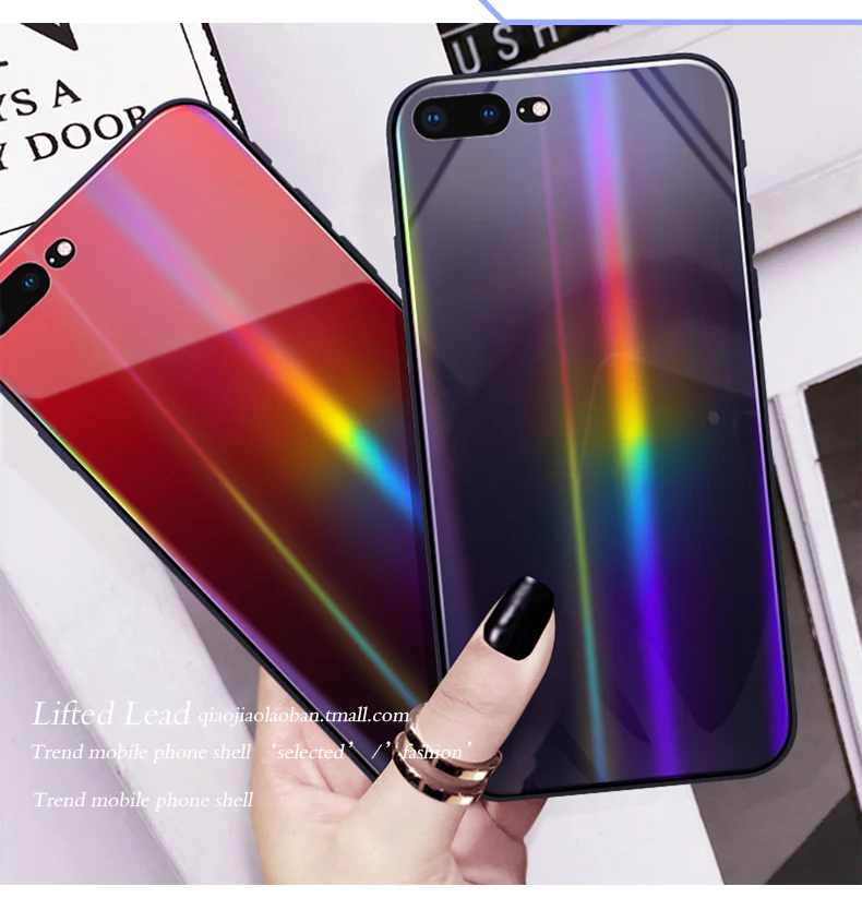 Vaku® Apple iPhone X / XS ElectroWAVE Automatic Shine Changing Heat-Dissipating Glass Shock-Proof Back Cover - Image 9