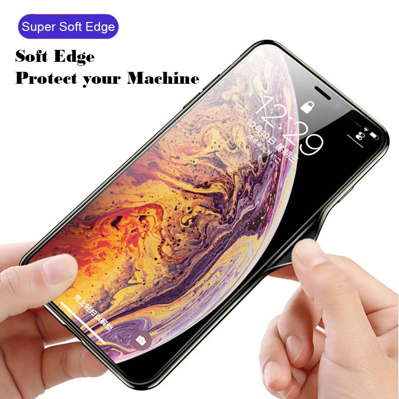 VAKU ® Apple iPhone X / XS Galaxy Focus Series 9H hardness Glass Overlay Back Cover - Image 14