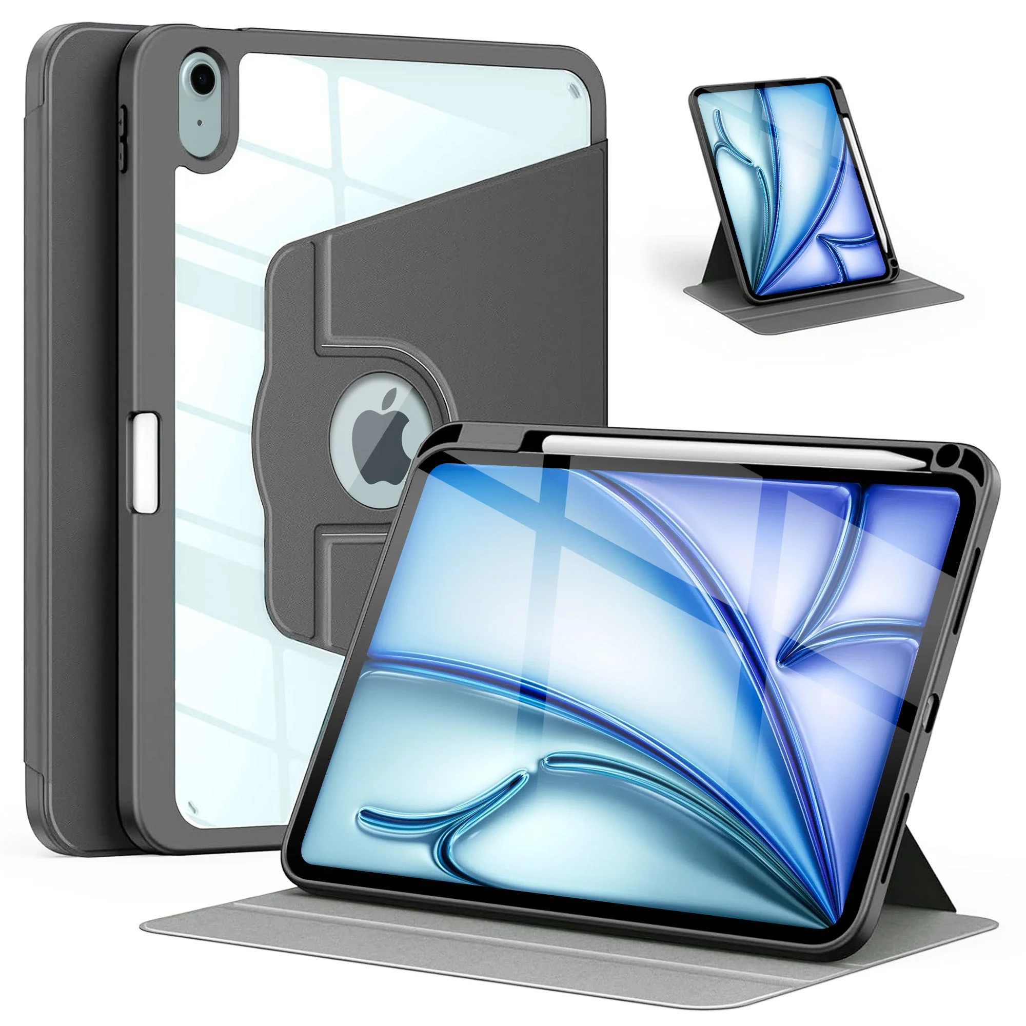 Vaku ® FLARE Apple iPad Air 11 inch (M2) Back Flip Stand Cover 360 Degree - Image 8