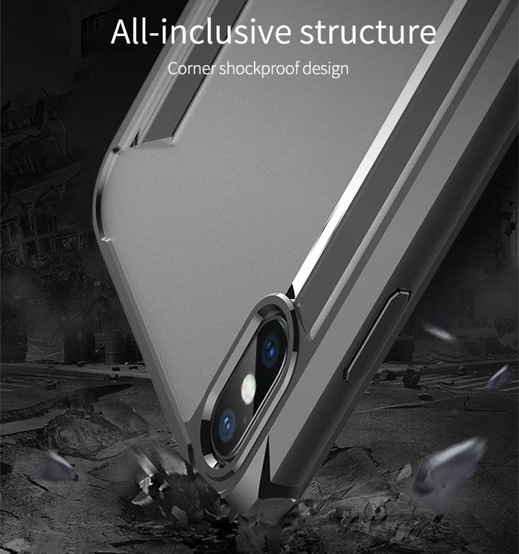 VAKU® For Apple iPhone X  / XS Hybrid Protective Clear Case Back Cover - Image 11